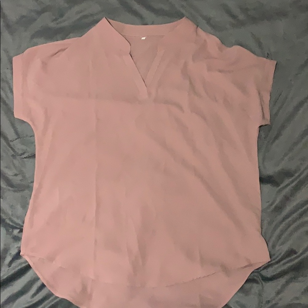 V-neck blouse